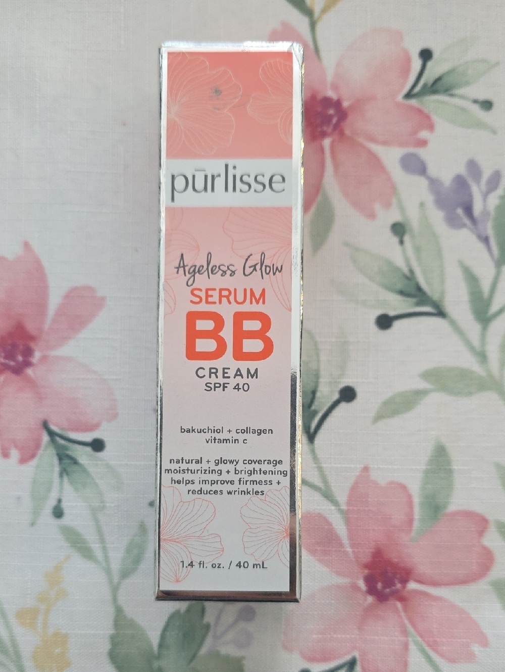 purlisse Ageless Glow Serum BB Cream SPF 40 - Coral Pink
